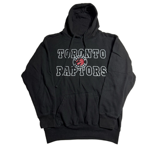 NBA Black Toronto Raptors Basketball Team Sporty Hoodie Size Men Medium Unisex